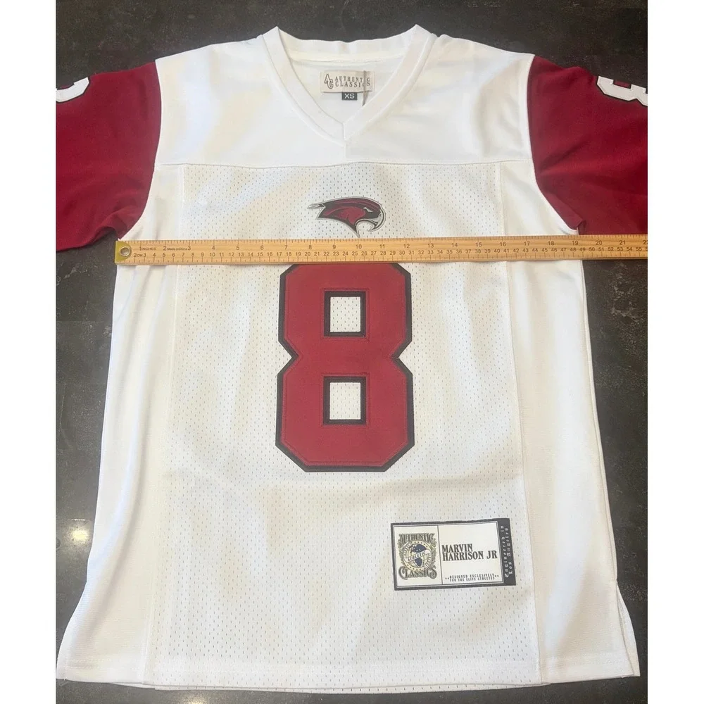 Reebok Marvin Harrison Jr 18 Arizona Cardinals Jersey White Stitched Mens XL NFL